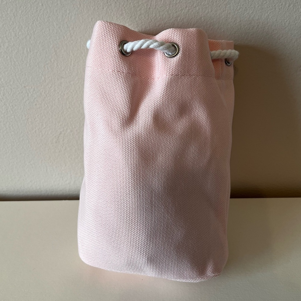 NEW Dior Beauty Pink Drawstring Makeup Cosmetics Bucket Bag Pouch - Picture 2 of 4